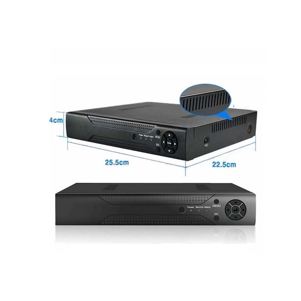 Riosat 16 Kanal 5in1 h265 Kayıt Cihazı