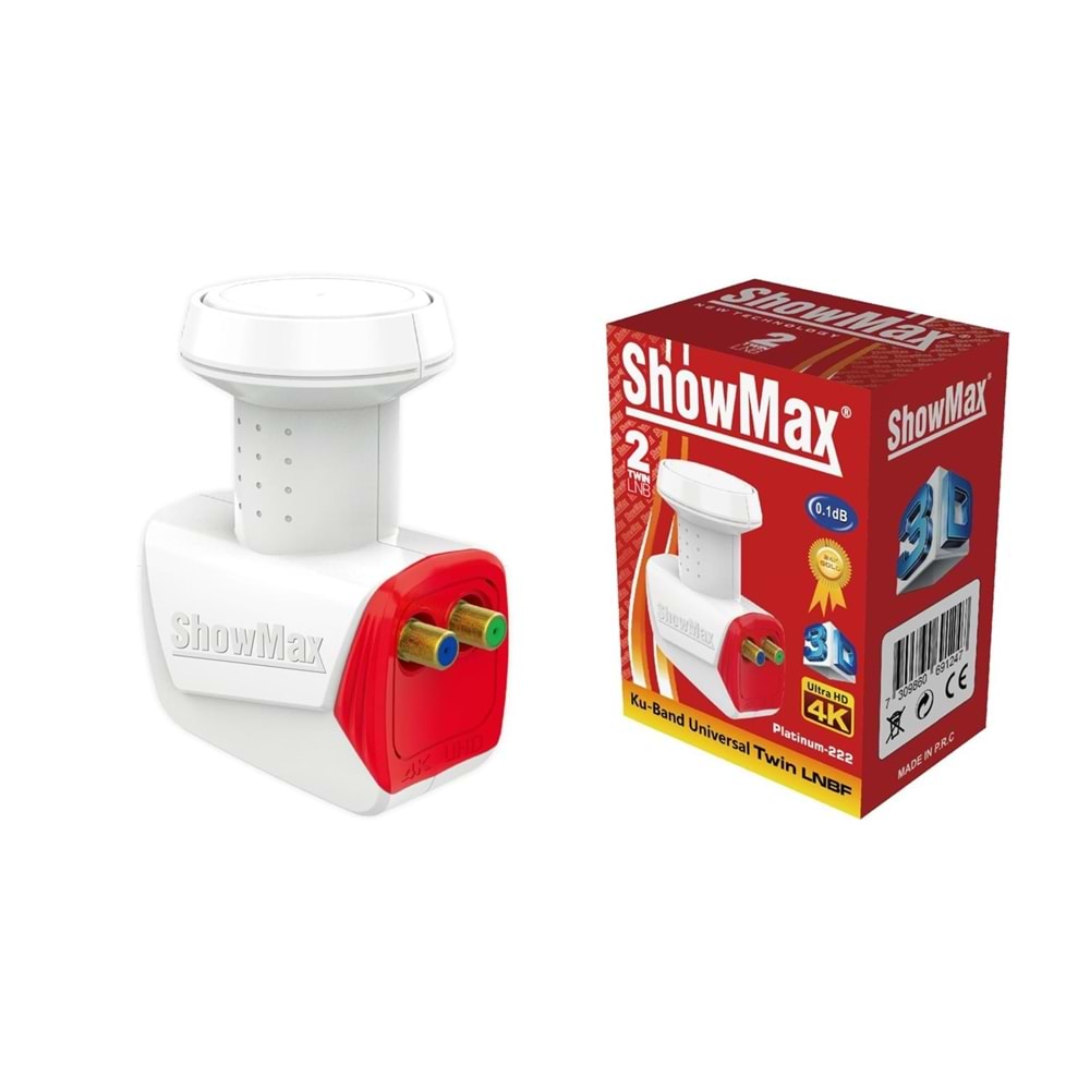 SHOWMAX PLATİNIUM-222 CİFTLİ LNB