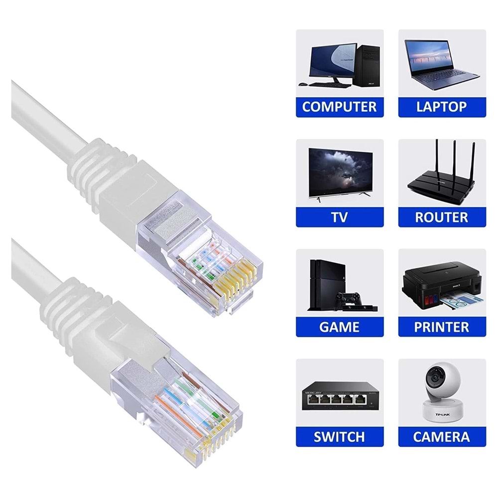 CAT6 10-METRE PRES BASKI PARÇA KABLO
