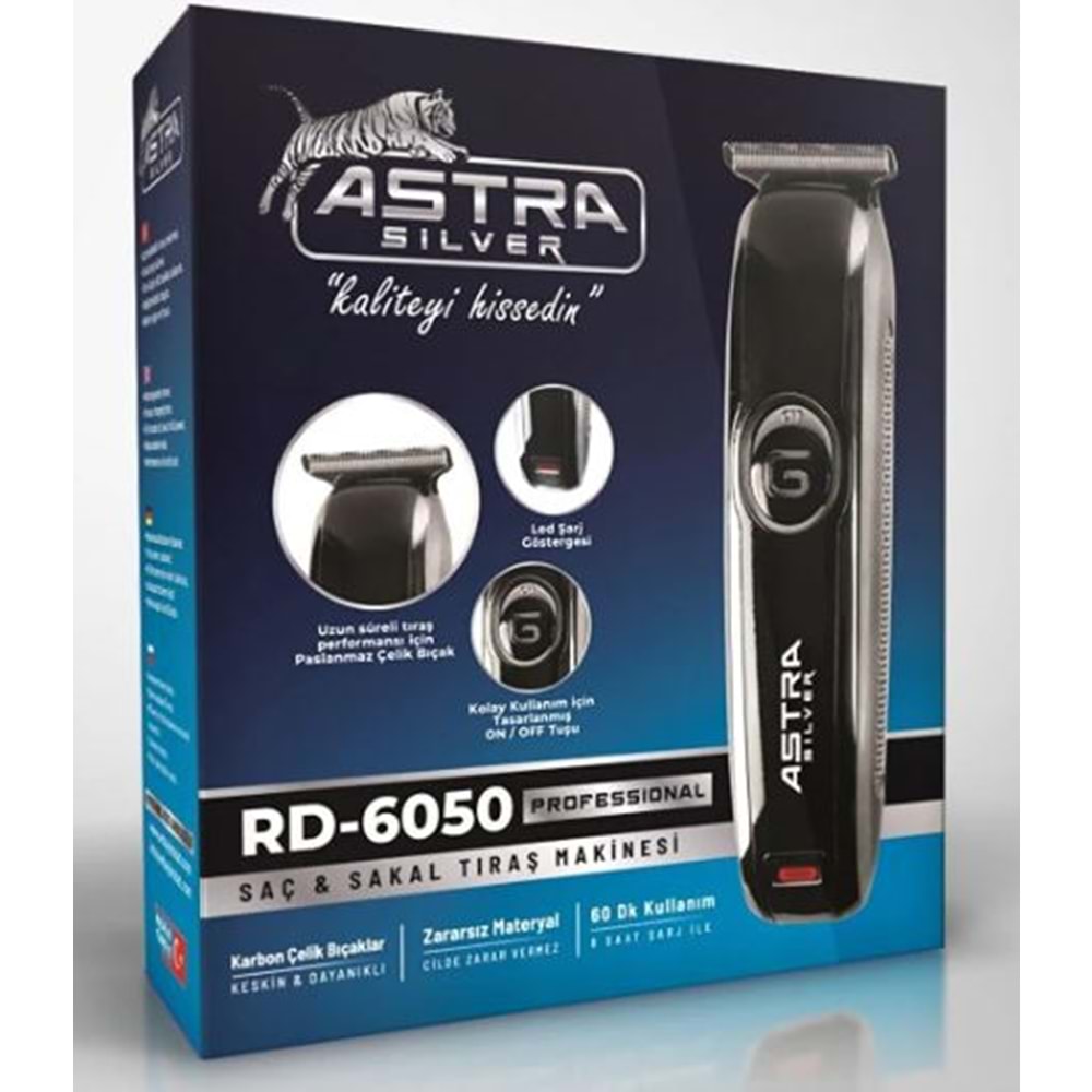 ASTRA SİLVER RD-6050 Profesyonel Saç Sakal Tıraş Makinesi