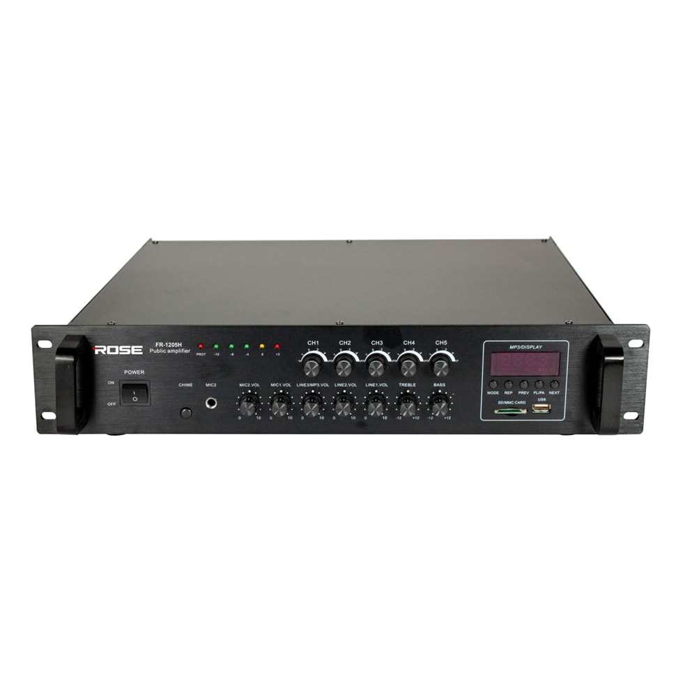 ROSE FR-1205H 300W 5 ZONE MONO AMFİ
