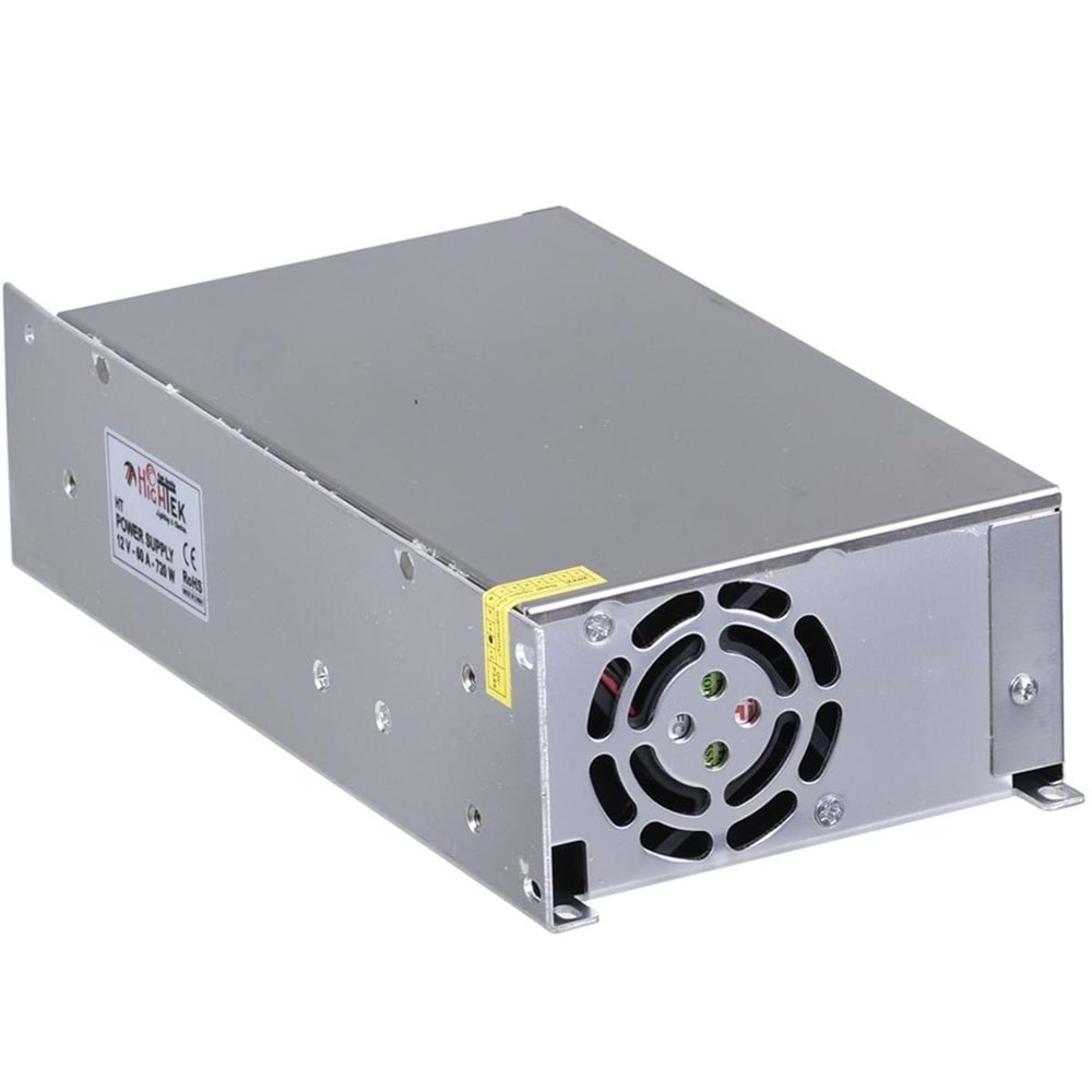Hightek Metal Kasa Adaptör 12 Volt 60 Amper