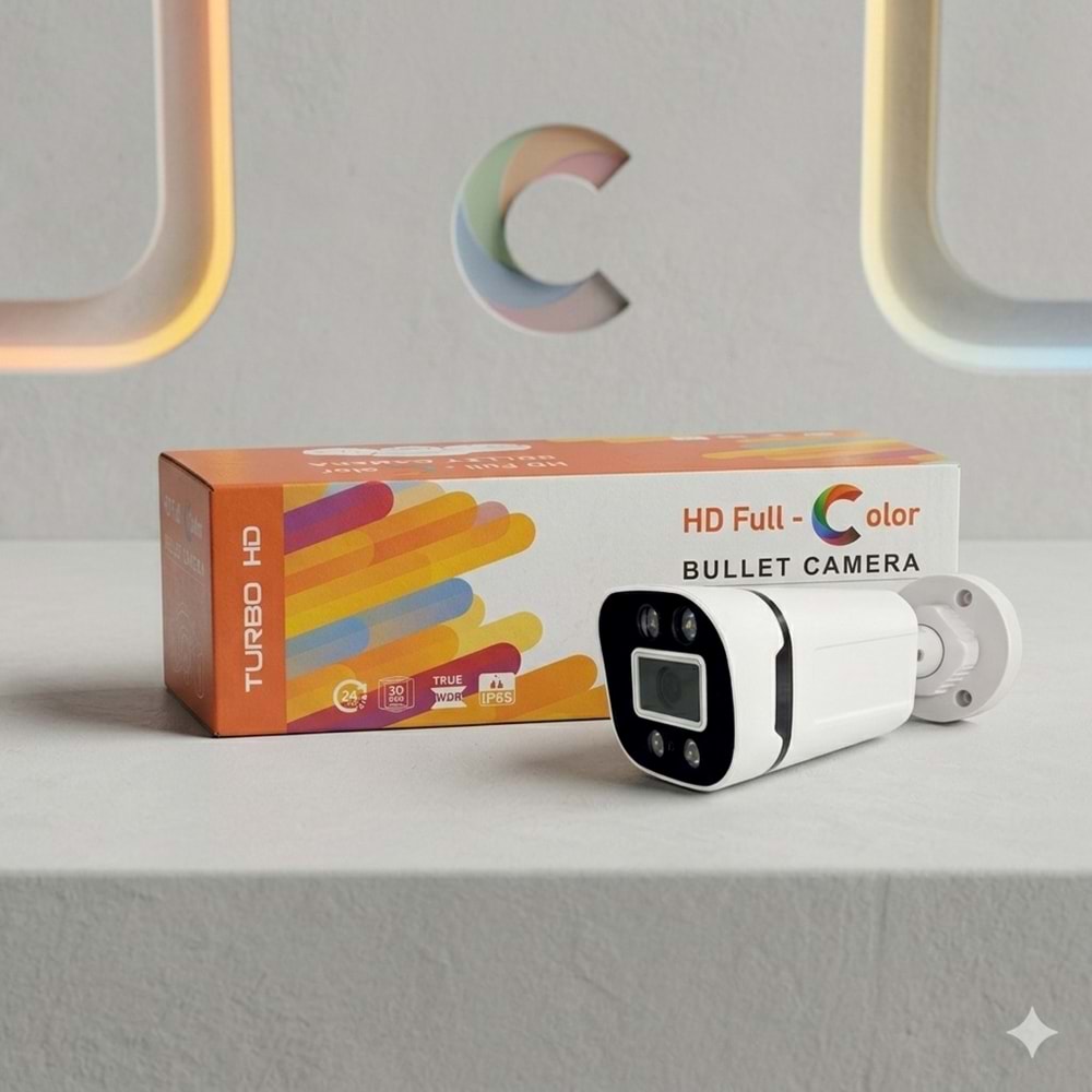 Hiplus 2 Mp HP-301 4 Warm Led Starlight Kamera