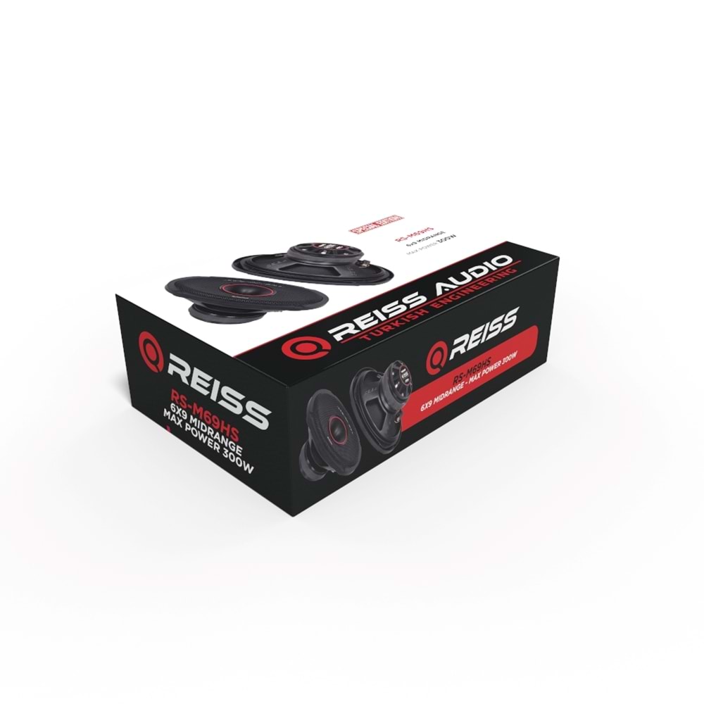 Reis Audio RS-M69HS 6X9 400W 150 Rms Oval Midrange