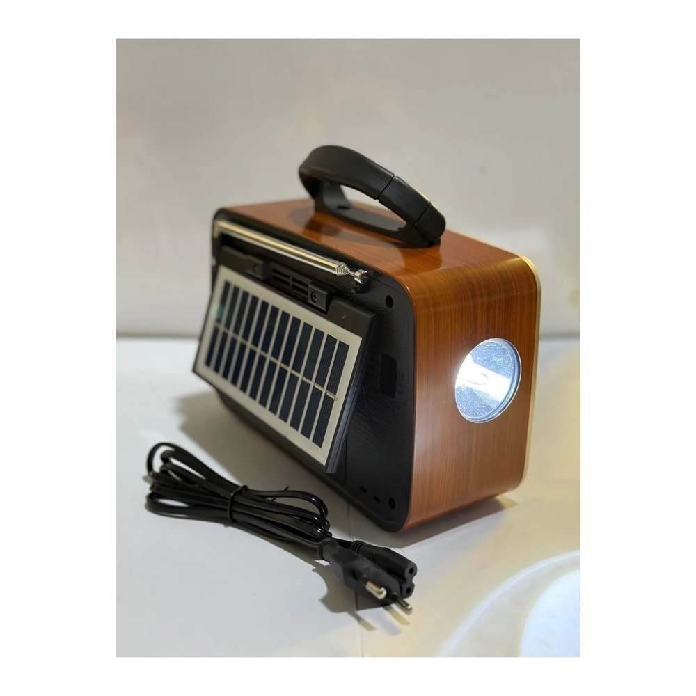 Everton Rt-301 Solar Enerjili Bluetooth Nostaljik Radyo
