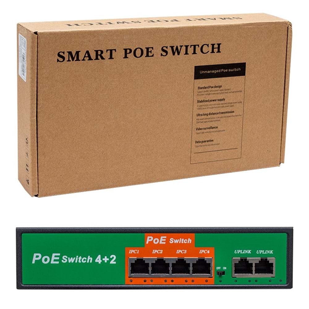 Rose SR-420 4+2 Poe Ethernet Swich