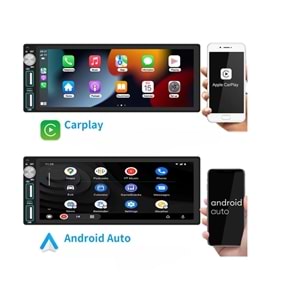 Megavox Mgx 686 Android Multimedya 2gb-32gb İnce Kasa Universal Oto Teyp