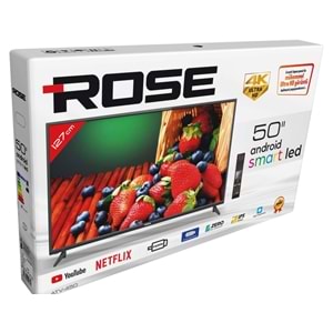 ROSE 55 İNÇ (140-CM) ANDROİD- SMART LED TV
