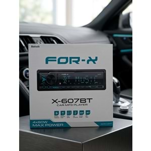 For-x X-607BT 4x60 Watt Oto Teyp