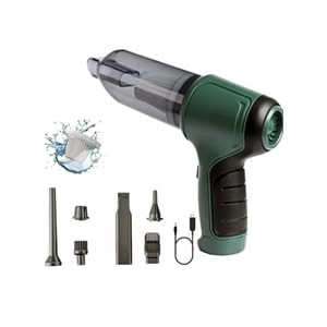 Dinamic HL-107 Çok Fonksiyonlu Pratik USB Şarjlı Araç Süpürgesi