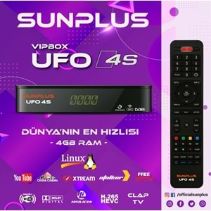 SUNPLUS VIPBOX 4S LİNUX UYDU CİHAZI