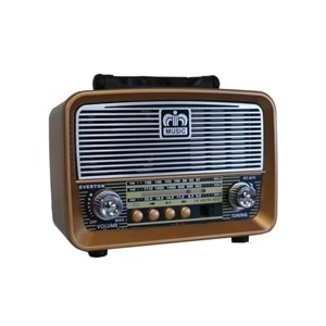 Everton Rt-875 Bluetooth Fm-Usb-Tf-Aux Şarjlı Nostaljik Radyo