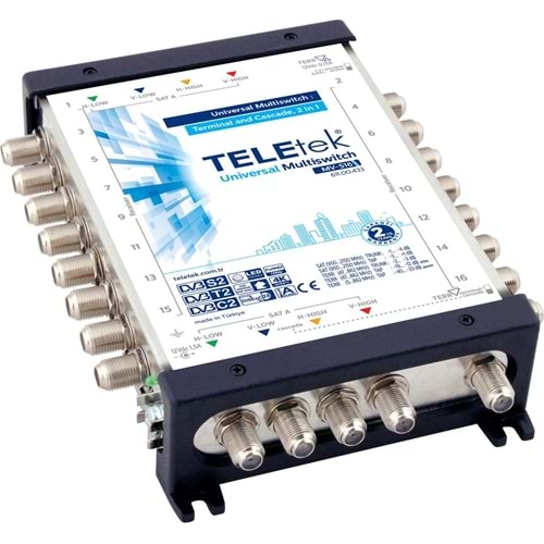 Teletek MV-516 5 Girişli 16 Çıkışlı Uydu Santral