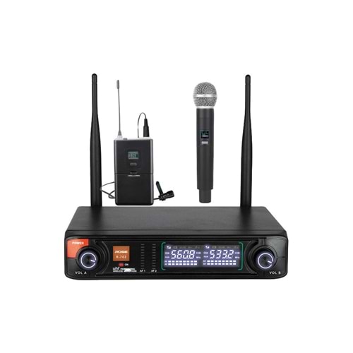 Rose R-702-EY 1-El 1-Yaka Telsiz Mikrofon