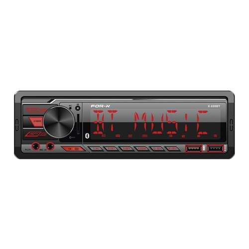 For-x X-608BT 4x60 Watt Oto Teyp