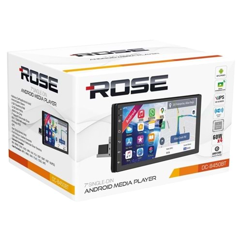 Rose DC-8450BT Şahin Android Oto Multimedia