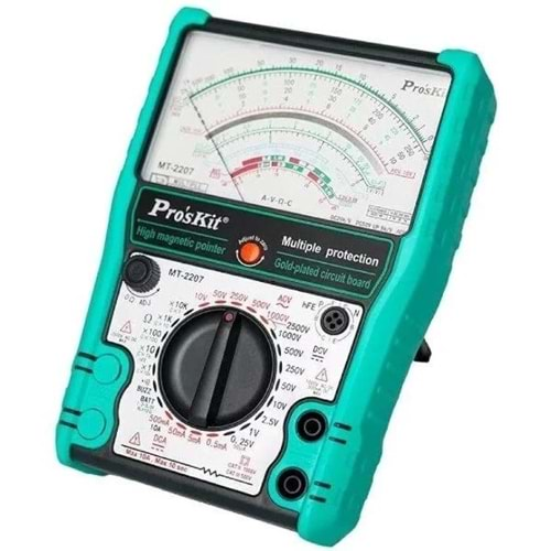 Proskit MT-2207 Korumalı Analog Multimetre Ölçü Aleti