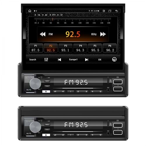 Megavox MGX-184 İndash 4*60 Watt 7 Renk Oto Teyp