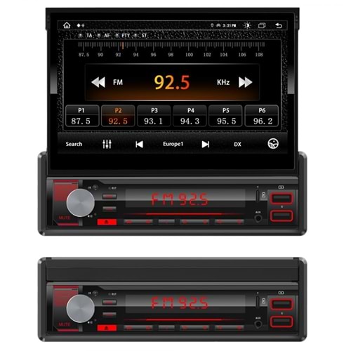 Megavox MGX-183 İndash 4*60 Watt 7 Renk Oto Teyp