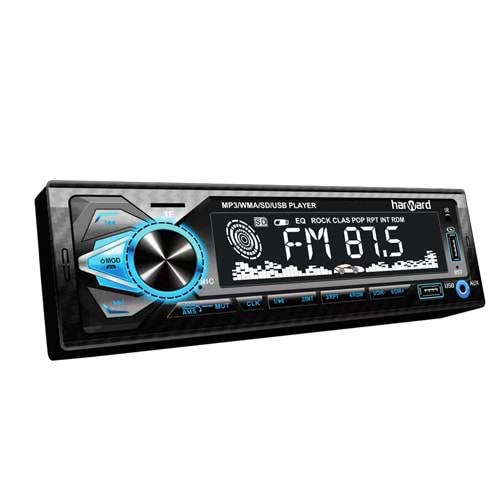 Harward HR-MX4G 4X50 Watt 7 Renk Oto Teyp