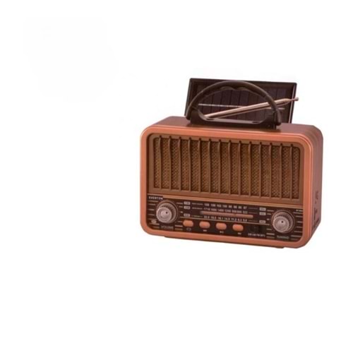 Everton Rt-834 Güneş Panelli Nostaljik Radyo