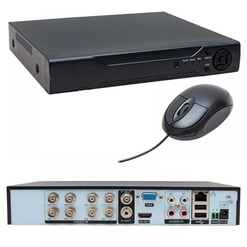 HİPLUS 8 KANAL H+265 PLUS KAYIT CİHAZI