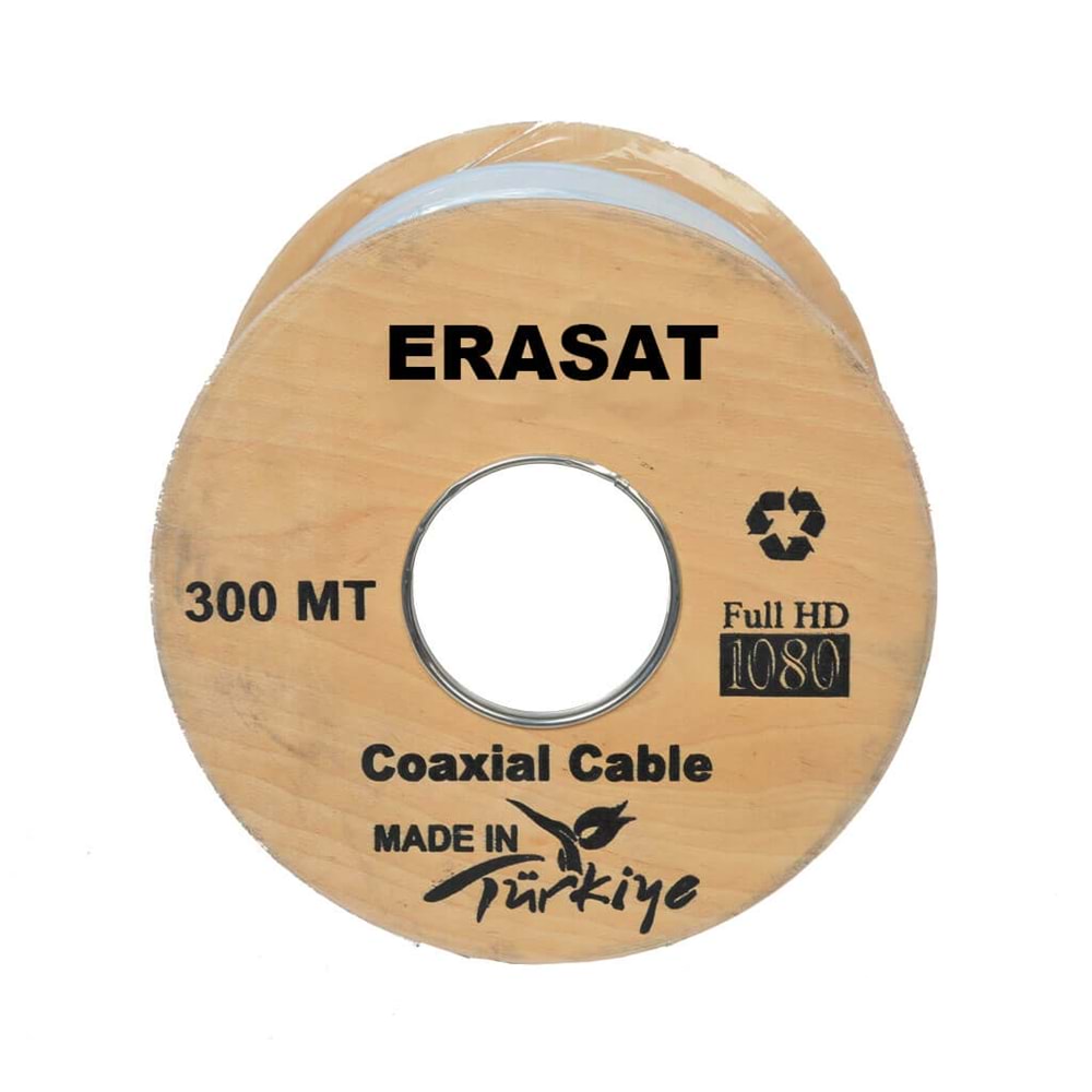 ERASAT 300M ÇİFTLİ TV/UYDU KABLOSU