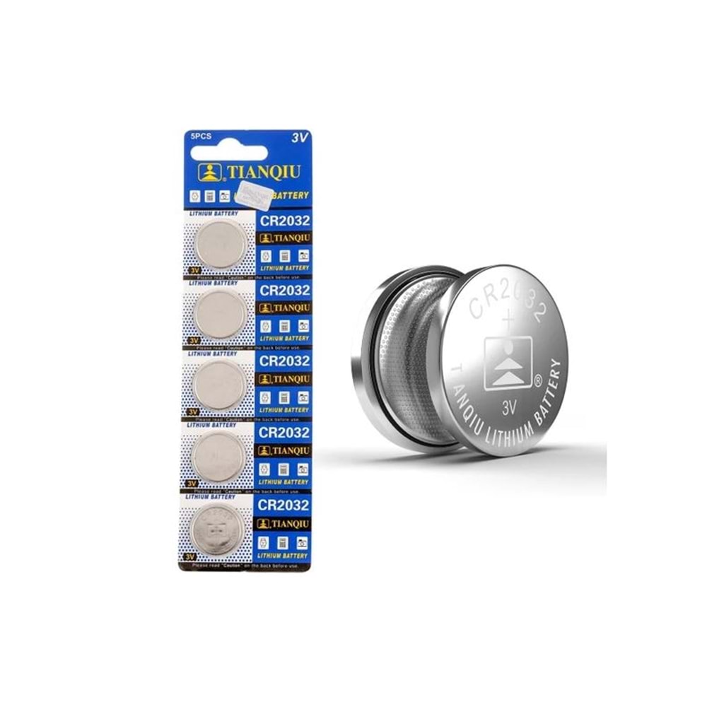 Tianqiu 3V Lithium Pi·l CR2032 5li·