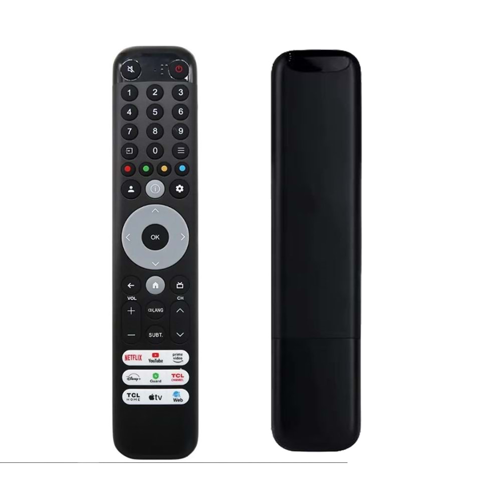Huayu TCL RM-L1910E Netflix-Prime Video-Guard-Media-Youtube Tuşlu Ses Komutsuz LCD LED Tv Kumandası