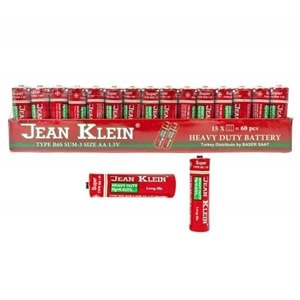 Jean Clean Aaa Çinko Karbon 60Lı İnce Pil