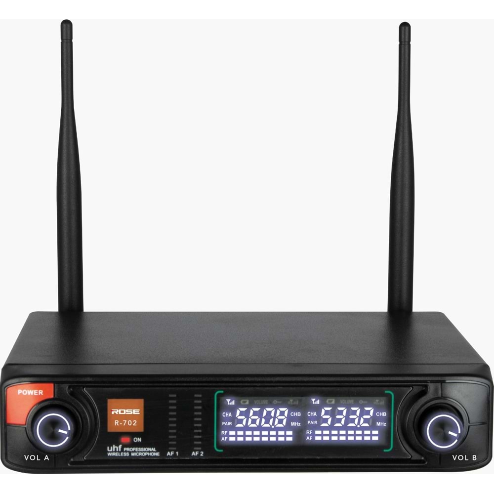 Rose R-702-EE 2-El Telsiz Mikrofon