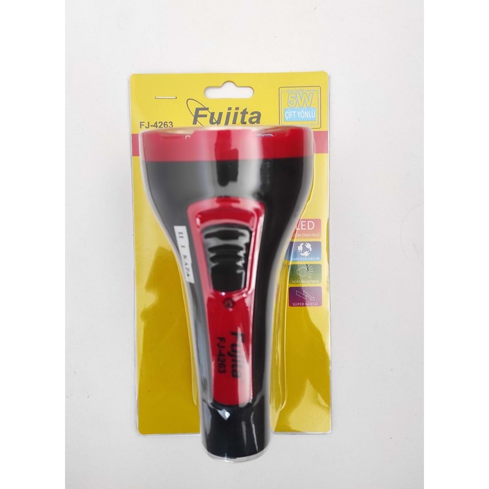 FUJİTA FJ-4263 5W ÇİFT YÖNLÜ EL FENERİ