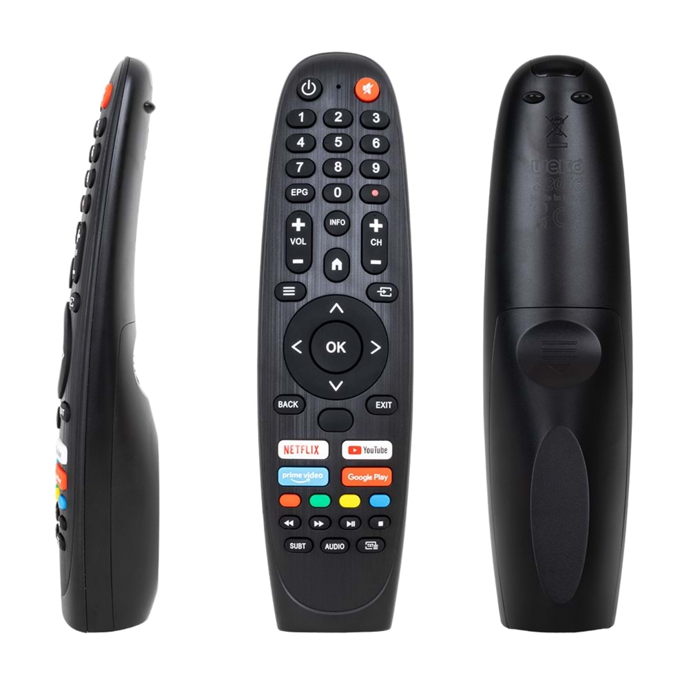 ONVO NETFLİX-YOUTUBE-PRİME VİDEO GOOGLE PLAY TUŞLU LED TV KUMANDASI