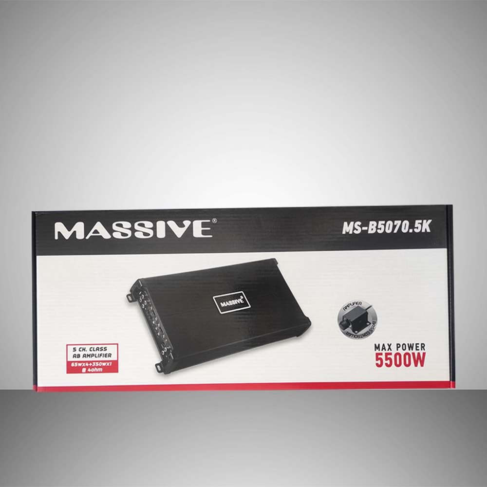 MASSİVE MS-B5070.5K 5500W ANFİ