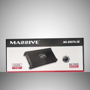MASSİVE MS-B5070.5K 5500W ANFİ