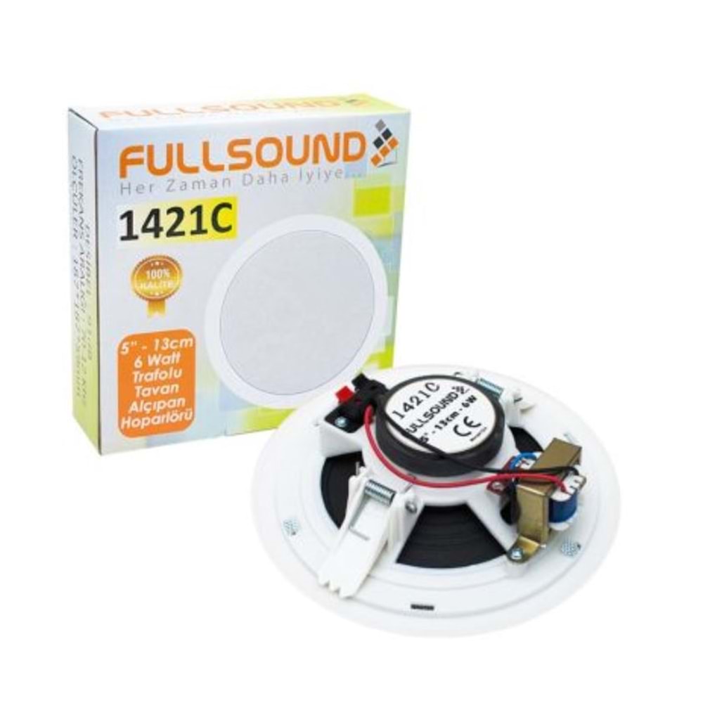 FULLSOUND 1421C 13-CM TRAFOLU TAVAN HOPARLÖR
