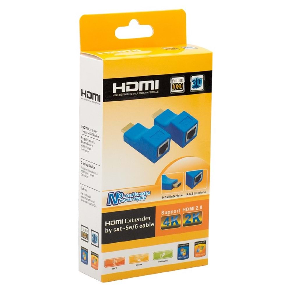IRONSTAR 4K HDMI TO CAT5/CAT6 30 METRE UZATICI EXTENDER