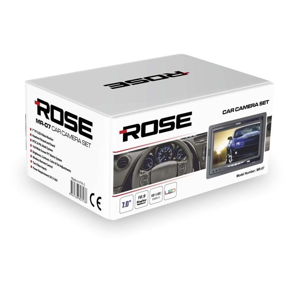 ROSE MR-07 7'' ARAÇ İÇİ MONİTÖR