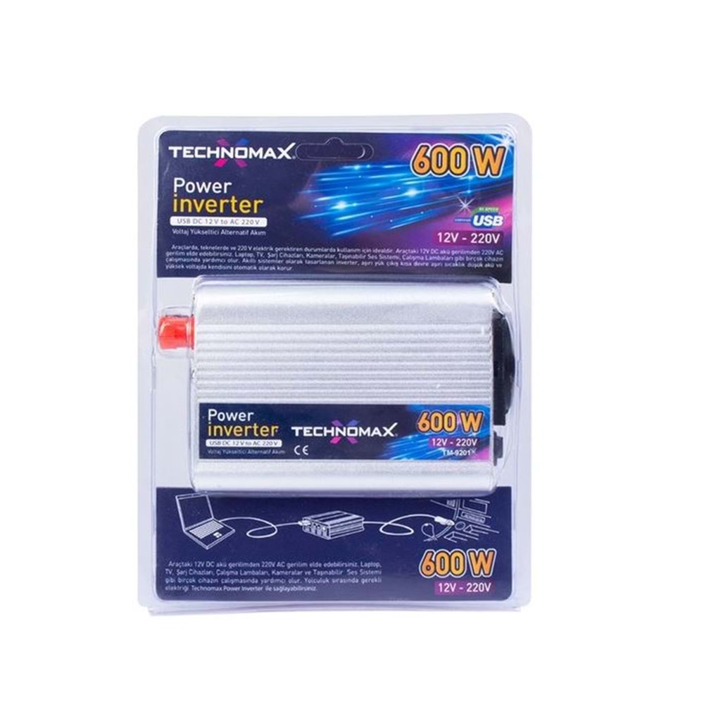Teknomax 600-W İnvertör