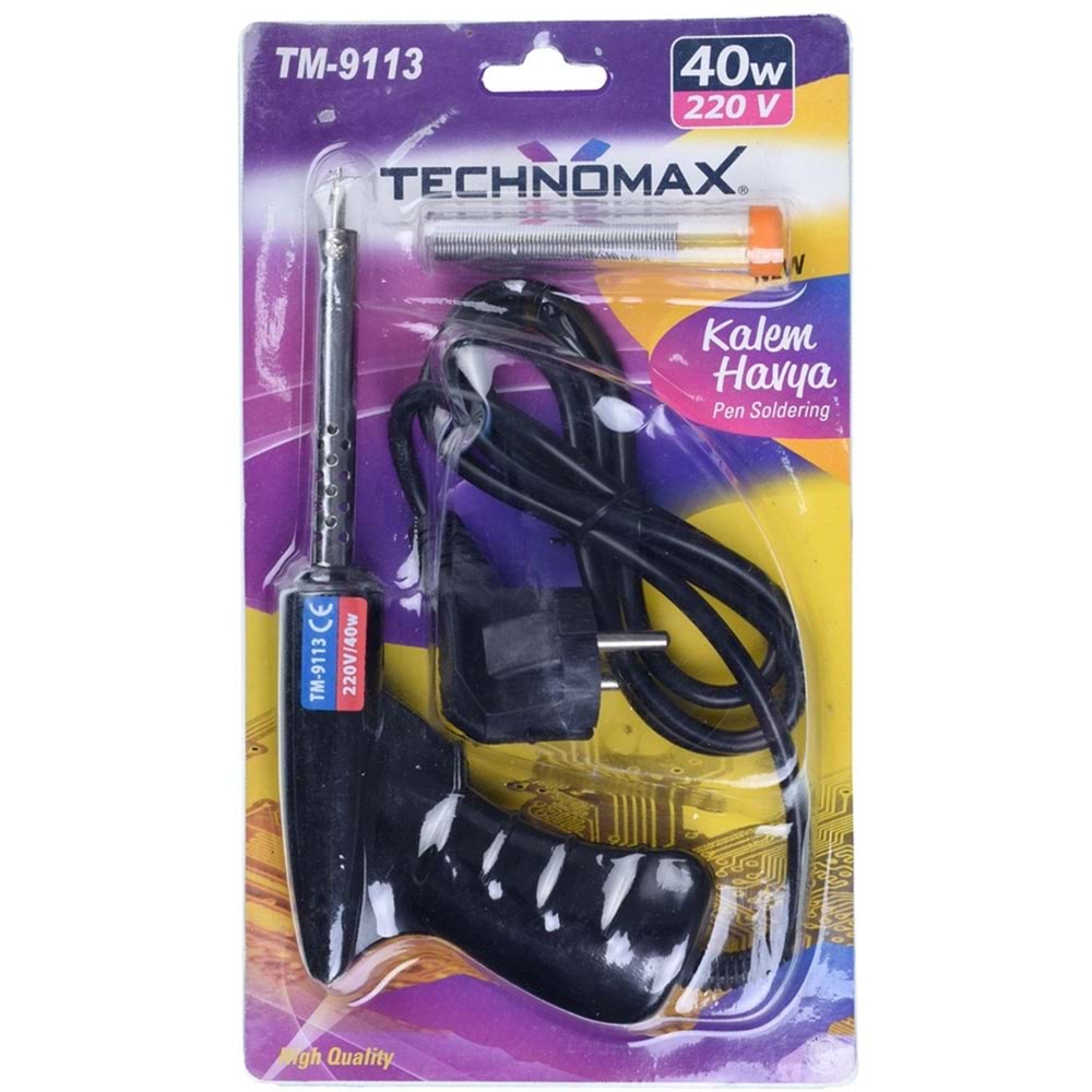 Technomax TM-9113 40-W Kalem Havya