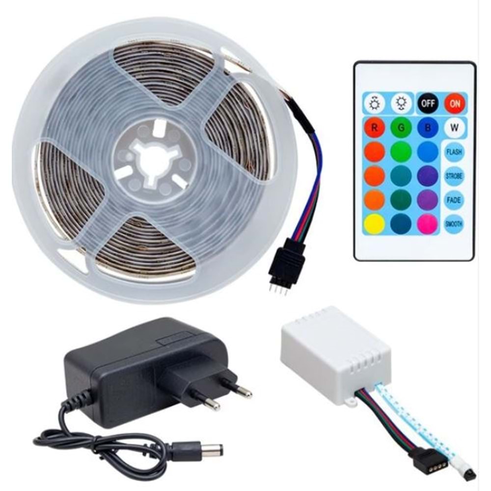 TECHNOMAX LD-1609 BEYAZ ŞERİT LED ANİMASYONLU+ADAPTÖR