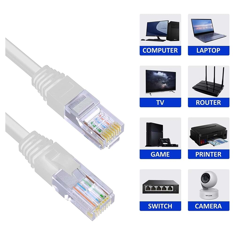 CAT6 15-METRE PRES BASKI PARÇA KABLO
