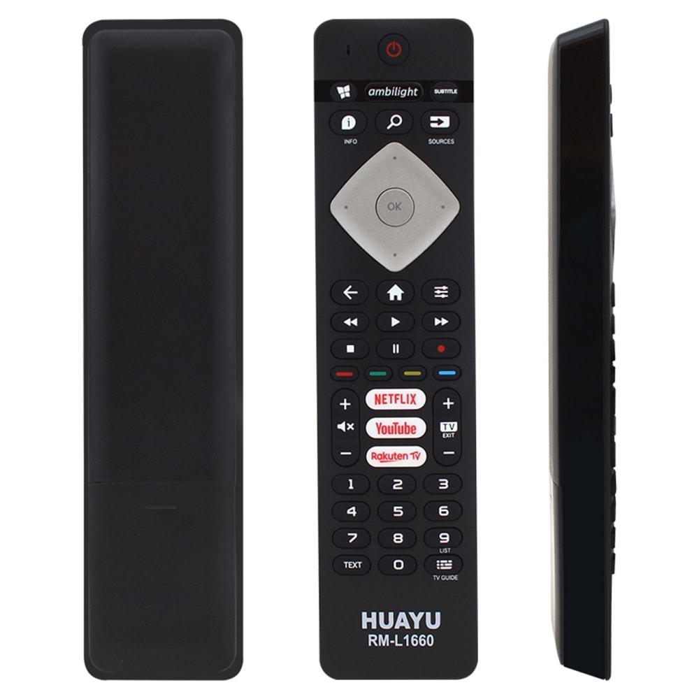 Philips RM-L1660 Netflix-Rakuten-YouTube Tuşlu Led Tv Kumandası