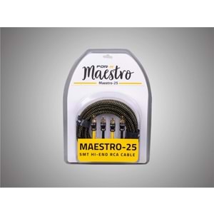 FOR-X MAESTRO-25 YÜKSEK SINIF 5-METRE RCA KABLOSU