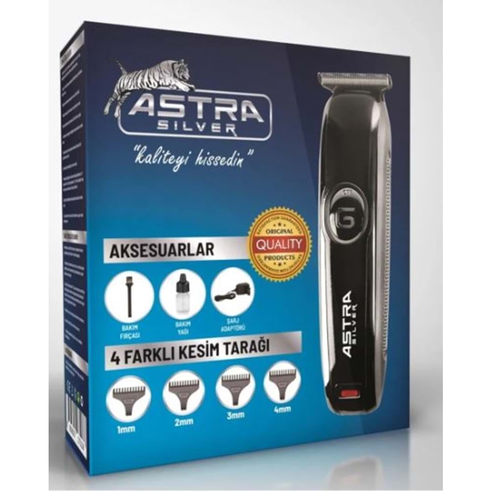 ASTRA SİLVER RD-6050 Profesyonel Saç Sakal Tıraş Makinesi