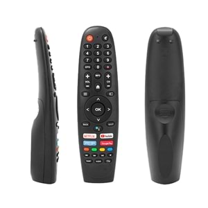 ONVO-PROFİLO-SABA NETFLIX-YOUTUBE-GOOGLE PLAY-PRIME VIDEO TUŞLU SES KOMUTLU LCD LED TV KUMANDA