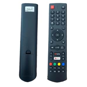 Redline Android 4K Tv Youtube - Netflix - Live Tuşlu LCD LED Tv Kumandası