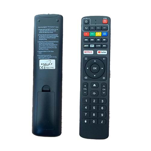 REDLINE NETFLIX-YOU TUBE-IPTV ANDROID UYDULU LED TV KUMANDASI