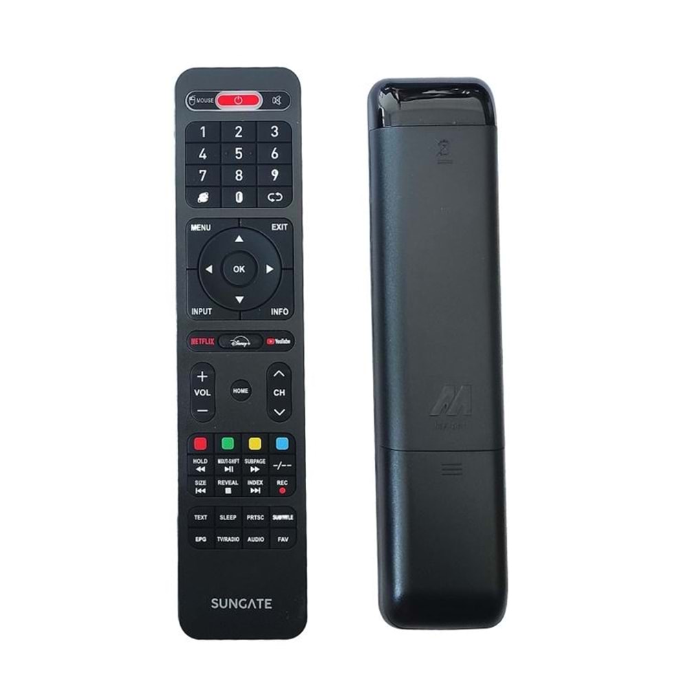 Sungate Android Netflix-Disney- Youtube Tuşlu LED Tv Kumanda