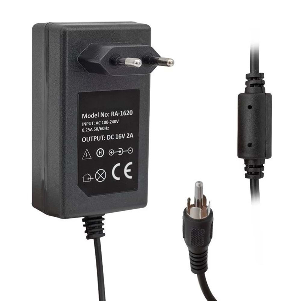 Fully 16v 2a RCA Plastik Kasa Adaptör